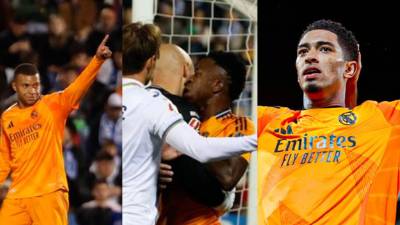 Las mejores imágenes que dejó la goleada del Real Madrid en campo del Leganés.