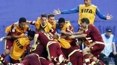 Venezuela sigue haciendo historia en el Mundial. FOTO EFE.