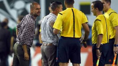 Pep Guardiola negó el saludo al técnico rival Caleb Porter.