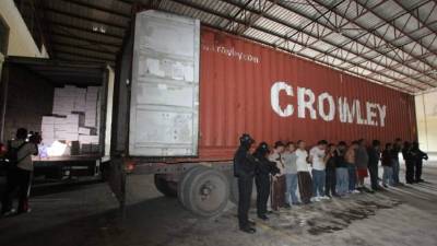 El atraco al contenedor se dio ayer cuando éste iba en ruta.