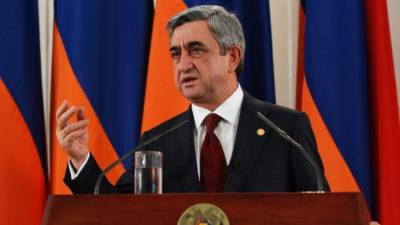 Armenia Serzh Sarkisian fue presidente durante 10 años.