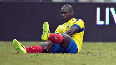 Segundo Castillo no estará en Brasil por lesión.