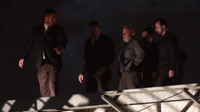 Momentos en que el expresidente Lula era llevado a la Comisaría.