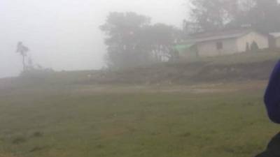 Lugar donde cayó el rayo a los pobladores de Zacate Blanco.