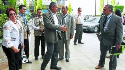 Funcionarios y técnicos fueron atendidos por las autoridades del RNP.