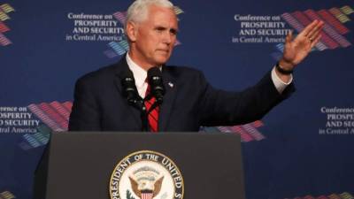 El vicepresidente de Estados Unidos, Mike Pence. EFE/Archivo