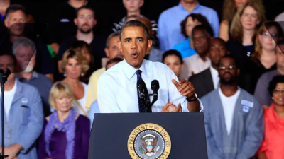 An emotional President Barack Obama pauses as he speaks about the youngest victims of the Sandy Hook shootings, Tuesday, Jan. 5, 2016, in the East Room of the White House in Washington, where he spoke about steps his administration is taking to reduce gun violence. (AP Photo/Jacquelyn Martin)