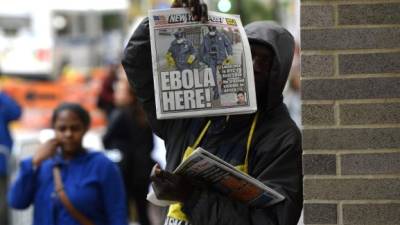 El ébola está aquí, fue la portada del diario the New York Post, la ciudad se encuentra en alerta.
