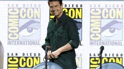 El actor estadounidense Tom Cruise en la Comic Con de San Diego. Foto: AFP.