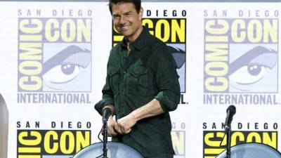 El actor estadounidense Tom Cruise en la Comic Con de San Diego. Foto: AFP.