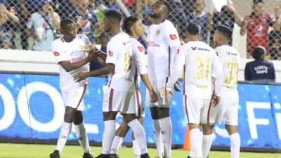 Olimpia derrotó en el partido de ida al Motagua por 1-0.