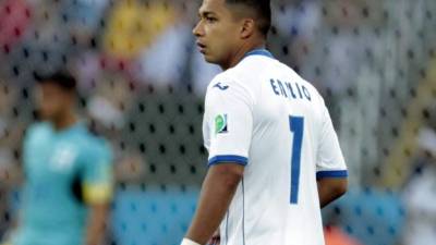 Emilio Izaguirre, durante el Mundial de Brasil 2014. Foto archivo