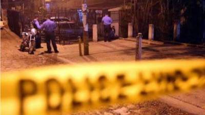 La escena del crimen. Foto cortesía de Hoy Mismo.