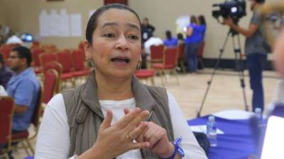 Rocio Tábora, ministra de Finanzas. Foto de archivo.