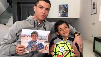 Cristiano empieza acción benéfica para los niños de Siria .