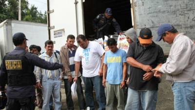 Los imputados se presentaron ayer al Juzgado de lo Penal de San Pedro Sula.