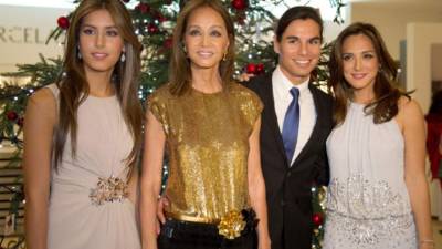 Isabel Preysler y sus hijos, Julio, Tamara y Ana.