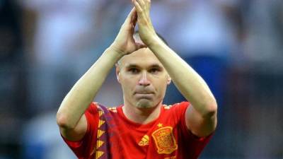 Andrés Iniesta jugó su último partido con la selección española. Foto EFE
