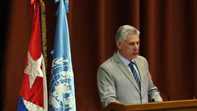El presidente cubano Miguel Díaz-Canel. Foto: EFE/Archivo