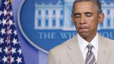 El presidente de Esatdos Unidos, Barack Obama, ofrece una declaración en la sala de prensa de la Casa Blanca, este jueves 28 de agosto de 2014, en Washington DC. EFE
