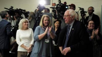 WASHINGTON, DC - JANUARY 20: Vermont Senator Bernie Sanders attends the 59th Presidential Inauguration at the U.S. Capitol on January 20, 2021 in Washington, DC. During today's inauguration ceremony Joe Biden becomes the 46th president of the United States. Saul Loeb - Pool/Getty Images/AFP