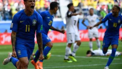 Coutinho lideró la victoria de Brasil.