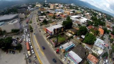 En el sector suroeste de San Pedro Sula se concentra gran parte del desarrollo de la ciudad.