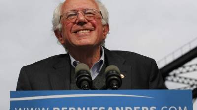 El senador y aspirante presidencial de Estados Unidos Bernie Sanders.