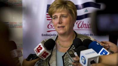 Laura F. Dogu, embajadora de Estados Unidos en Nicaragua. EFE/Archivo