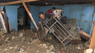 Los torrenciales aguaceros dejaron 27 familias afectadas, en su mayoría residentes en el Distrito Central.