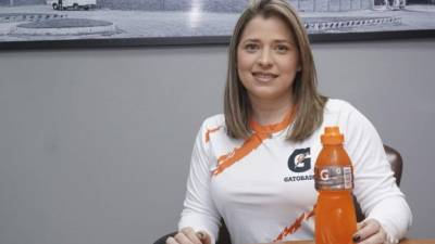 Melissa Villegas, gerente de mercadeo de Gatorade Honduras, señaló que se instalarán 12 puntos de hidratación para la 43 Maratón Internacional de Diario LA PRENSA.