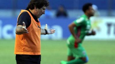 Héctor Vargas, en el partido frente al Marathón.