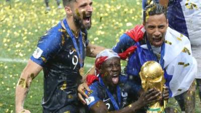 Francia se coronó campeón del Mundial de Rusia al vencer 4-2 a Croacia.