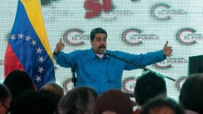 Maduro utilizó la versión para promocionar la campaña a la Asamblea Nacional Constituyente.// Foto AFP.