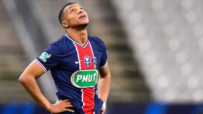 Kylian Mbappé finaliza su contrato con PSG en junio del 2022. Foto AFP.