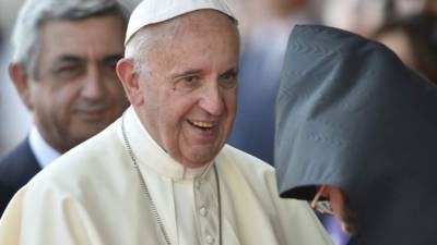 El Papa Francisco celebró el acuerdo. Foto: AFP