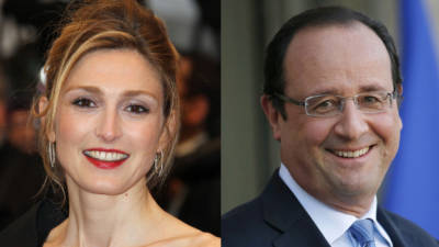 La actriz Julie Gayet es una guapa actriz con una amplia trayectoria. Los niveles de aceptación del presidente Hollande han caído en los últimos meses.