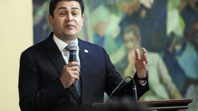 El presidente de Honduras, Juan Orlando Hernández