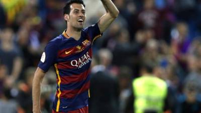 Busquets es de los más destacados en el cuadro blaugrana. Foto EFE/Juan Carlos Hidalgo