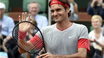 Roger Federer previo al inicio del Roland Garros.