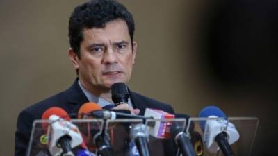 El ministro de Justicia, Sergio Moro, fue el juez que condenó a Lula a 12 años de prisión./AFP.