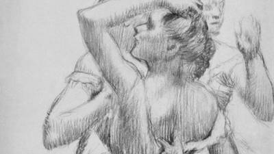 El famoso dibujo de Edgar Degas.
