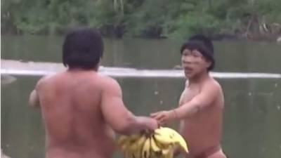 Encuentro de los indígenas asháninkas.