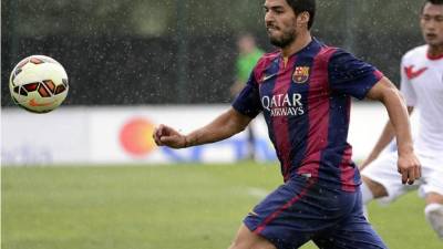 El uruguayo Luis Suárez firmó dos goles en el amistoso.