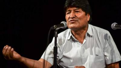 El expresidente de Bolivia, Evo Morales. Foto: AFP