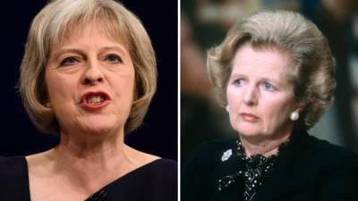 Theresa May es descrita a menudo como 'la nueva Margaret Thatcher'.