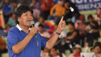 El expresidente de Bolivia, Evo Morales.