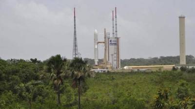 Plataforma de lanzamiento del en el Centro Espacial Guayanés en Kurú, la Guayana Francesa, en el nordeste del continente suramericano. EFE/Archivo