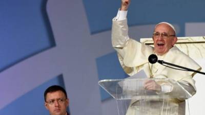 El Papa pidió a la Comunidad Internacional una solución justa y pacifica para superar la crisis en Venezuela./AFP.