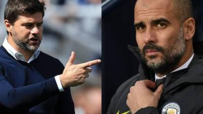 Mauricio Pochettino es le técnico del Tottenham Hotspur y Pep Guardiola del Manchester City ambos clubes de la Premier League inglesa.